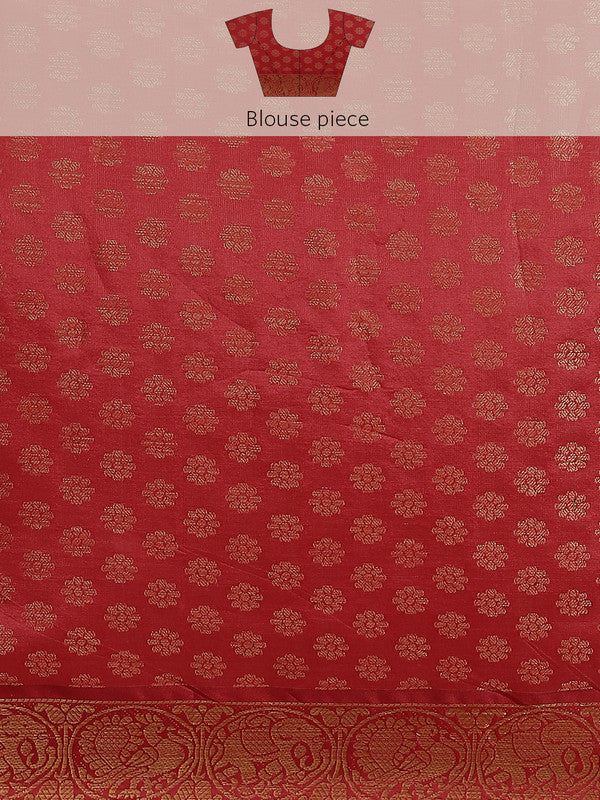 Yellow Art Silk Printed Abstract Saree with Unstitched Blouse - Hiral Fashion