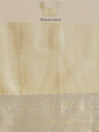 Gray Tissue Silk Digital Print Floral Saree with Unstitched Blouse - Hiral Fashion
