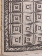 Hiral Fashion White Chanderi Cotton Blend Floral Digital Printed Saree
