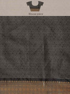 Hiral Fashion Beige Ikat Art Silk Geomatric Woven Design Saree