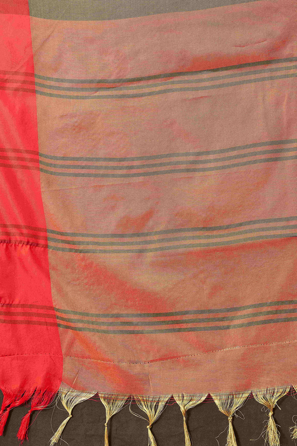 Hiral Fashion Olive Banarasi Soft Silk Solid Saree