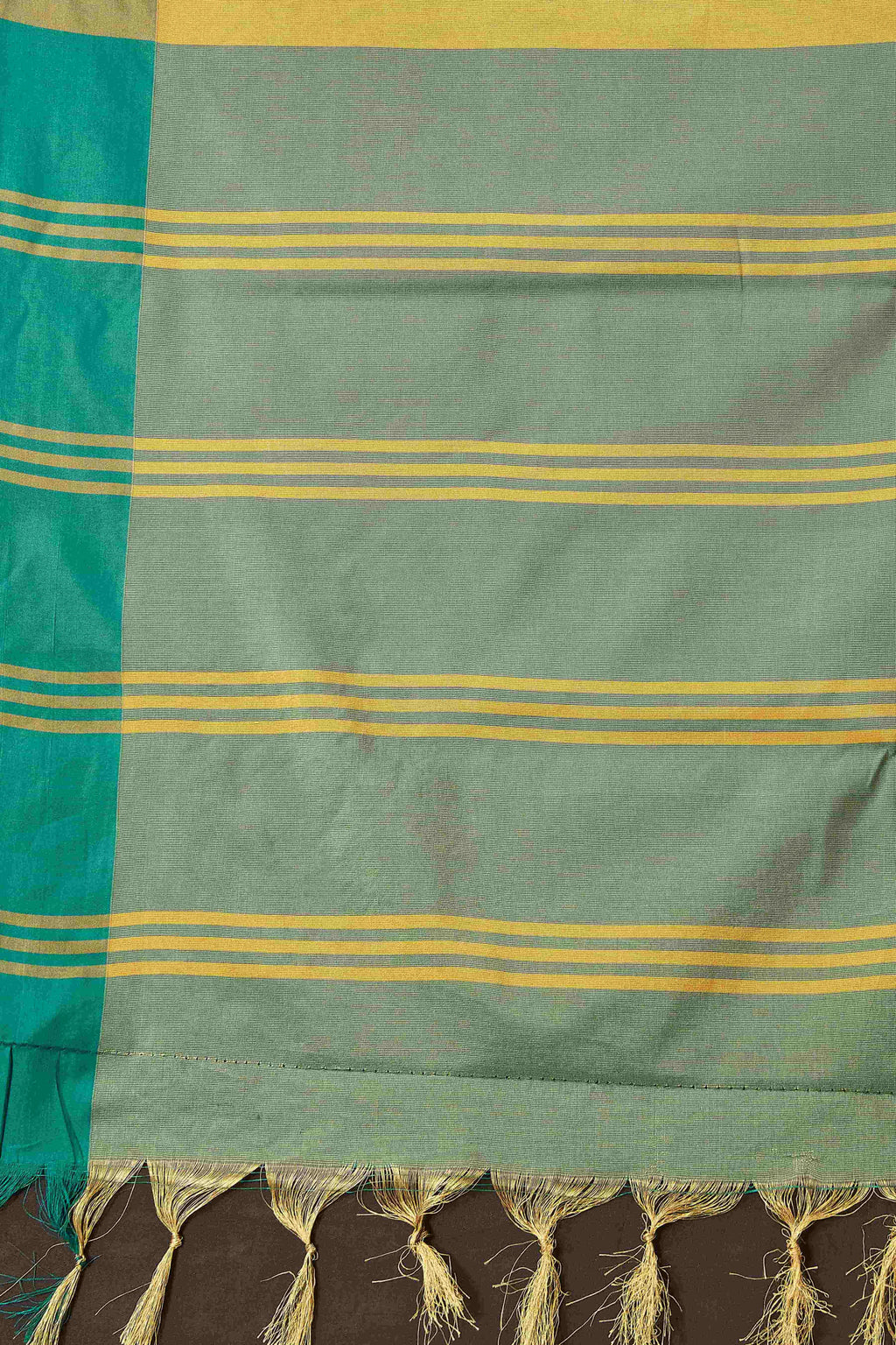 Hiral Fashion Yellow Banarasi Soft Silk Solid Saree