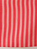 Hiral Fashion Pink Bollywood Mul Cotton Stripes Digital Printed Saree