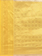 Pink Tissue Silk Woven Zari Design Floral Saree with Unstitched Blouse - Hiral Fashion