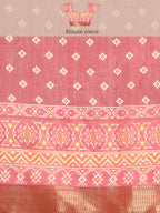 Mustard Silk Cotton Printed Floral Saree with Unstitched Blouse - Hiral Fashion