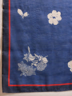 Hiral Fashion Navy Blue Bollywood Cotton Tissue Floral Digital Printed Saree