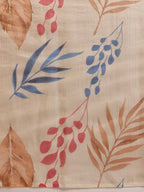 Hiral Fashion Off White Bollywood Cotton Tissue Floral Digital Printed Saree