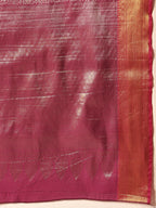 Hiral Fashion Pink Kanjeevaram Banarasi Silk Ikkat Woven Design Saree