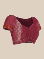 Hiral Fashion Pink Kanjeevaram Banarasi Silk Ikkat Woven Design Saree