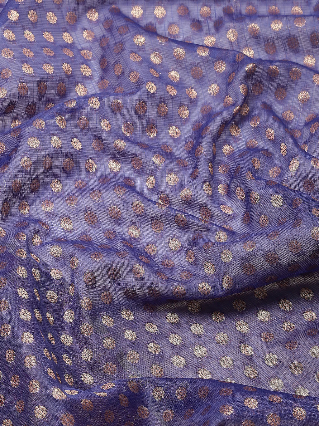 Hiral Fashion Navy Blue Kanjeevaram Art Silk Woven Design Saree
