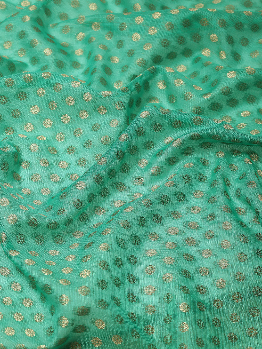 Hiral Fashion Green Kanjeevaram Art Silk Woven Design Saree