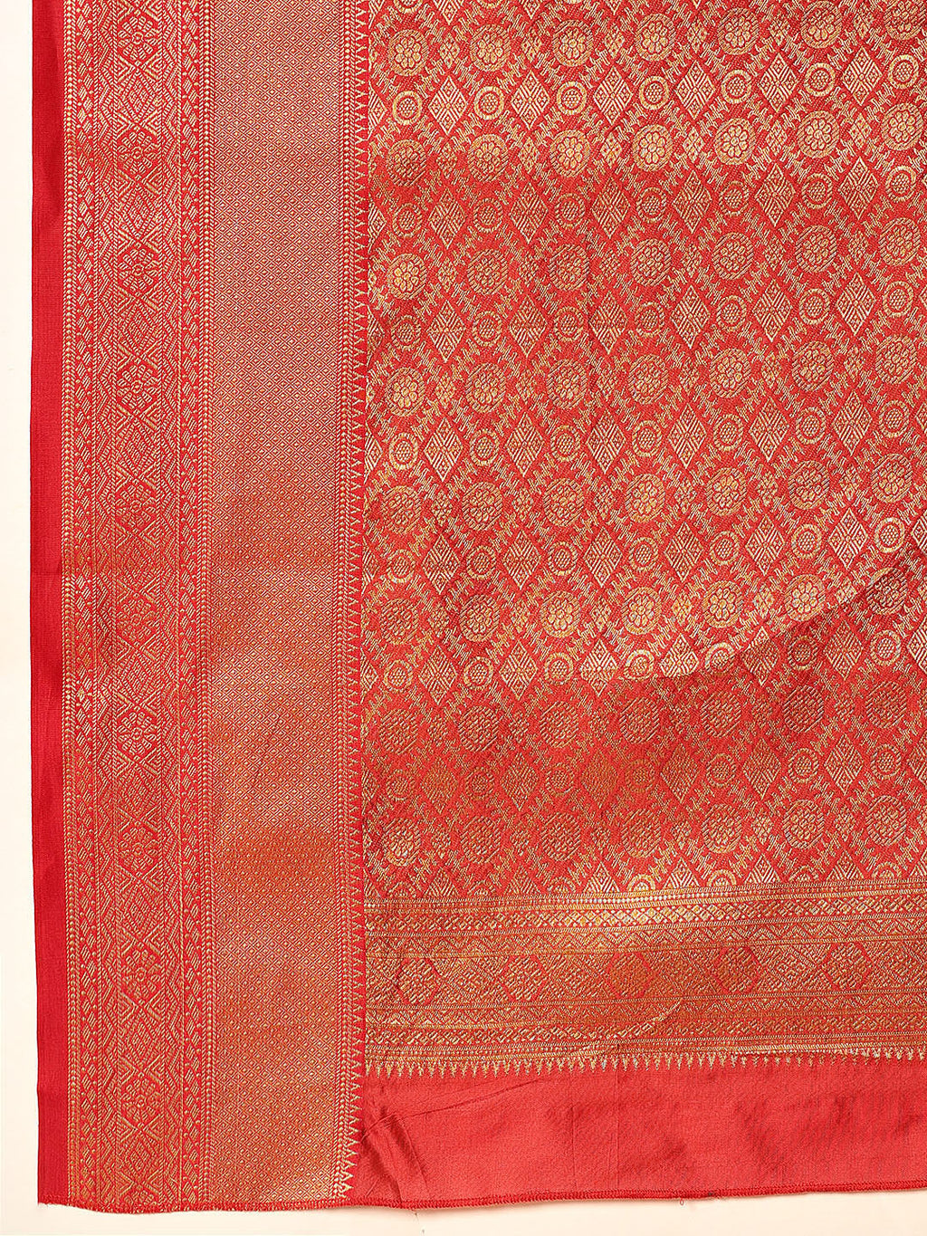 Hiral Fashion Blue Kanjeevaram Silk Woven Design Saree