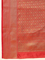 Hiral Fashion Blue Kanjeevaram Silk Woven Design Saree