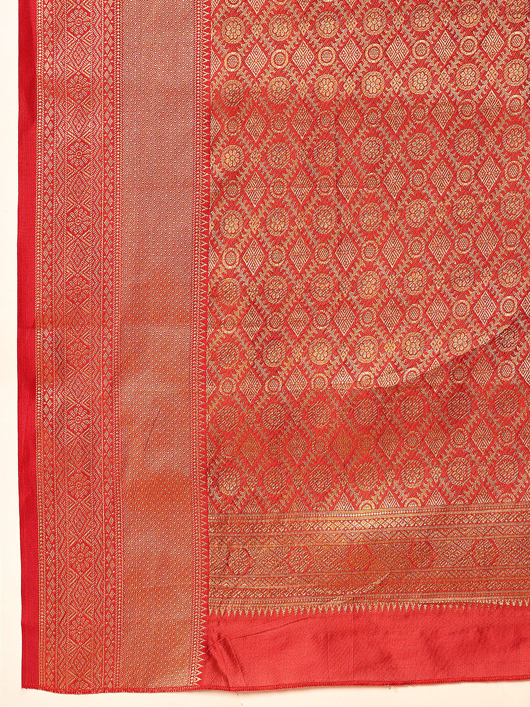 Hiral Fashion Blue Kanjeevaram Silk Woven Design Saree