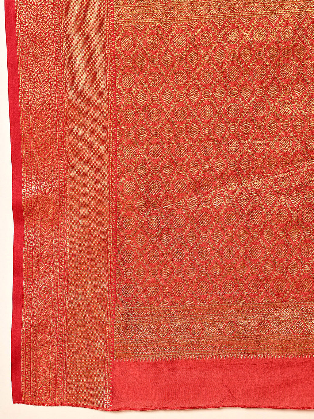 Hiral Fashion Green Kanjeevaram Silk Woven Design Saree