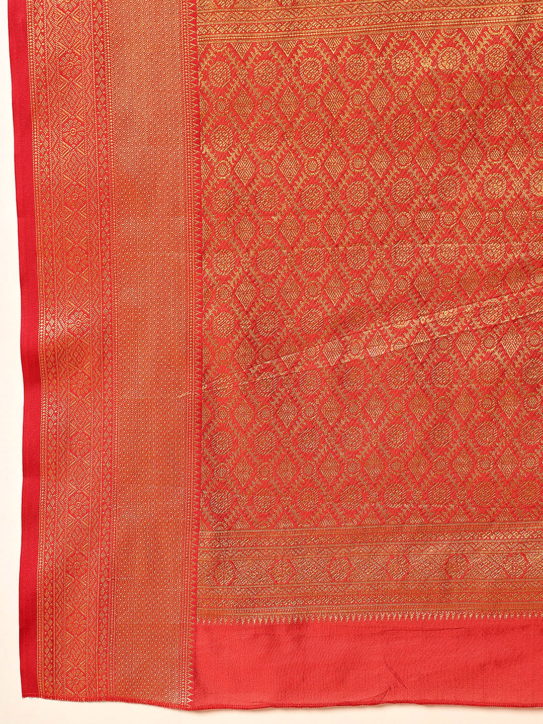 Hiral Fashion Green Kanjeevaram Silk Woven Design Saree
