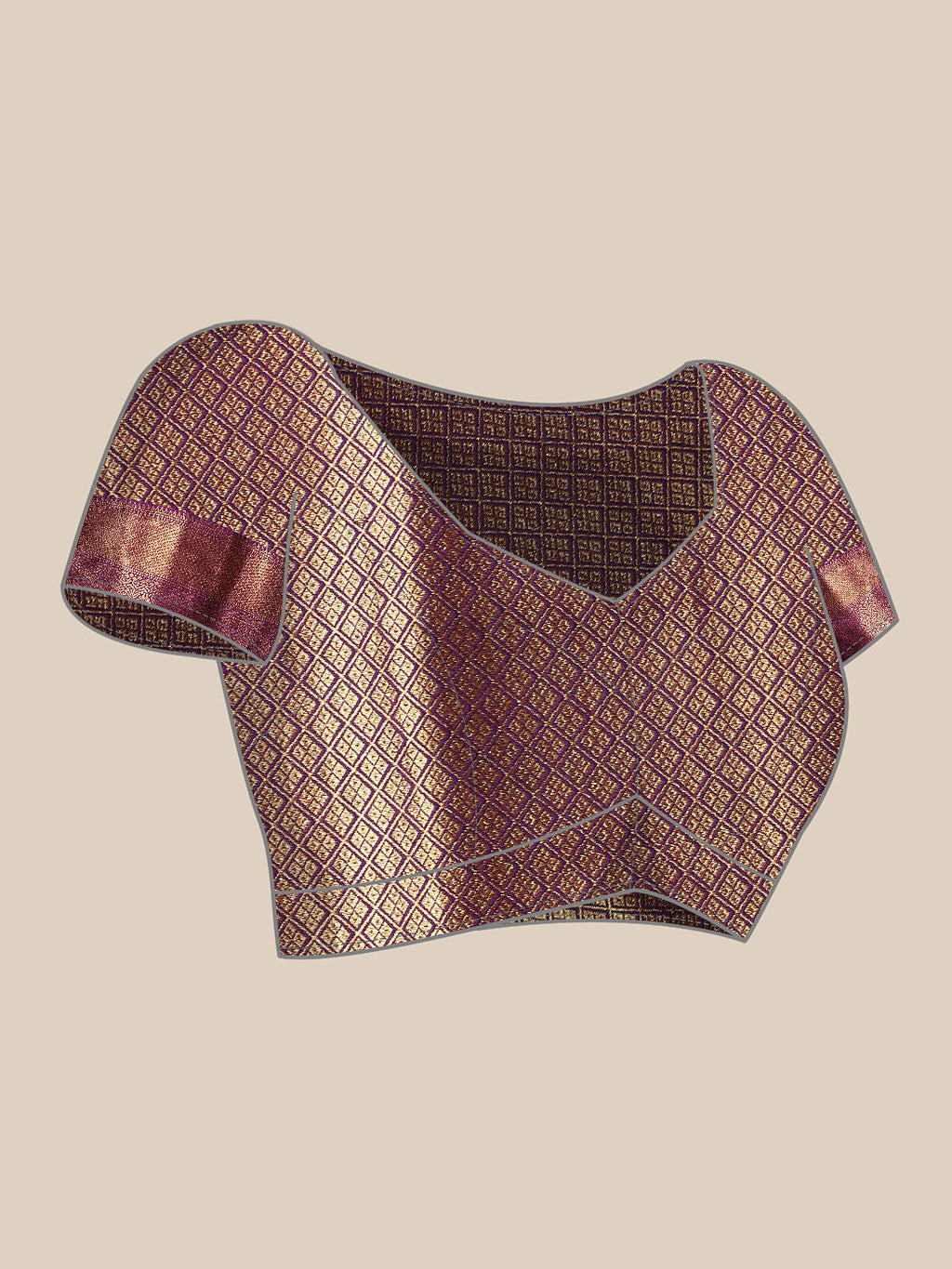 Hiral Fashion Pink Kanjeevaram Silk Woven Design Saree
