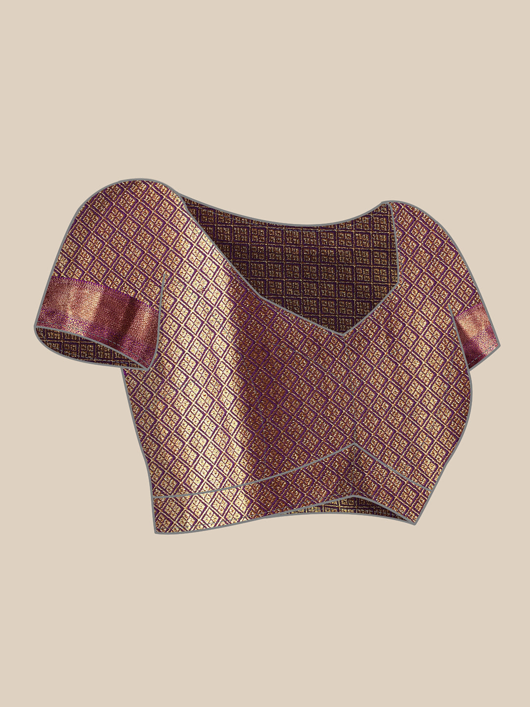 Hiral Fashion Pink Kanjeevaram Silk Woven Design Saree