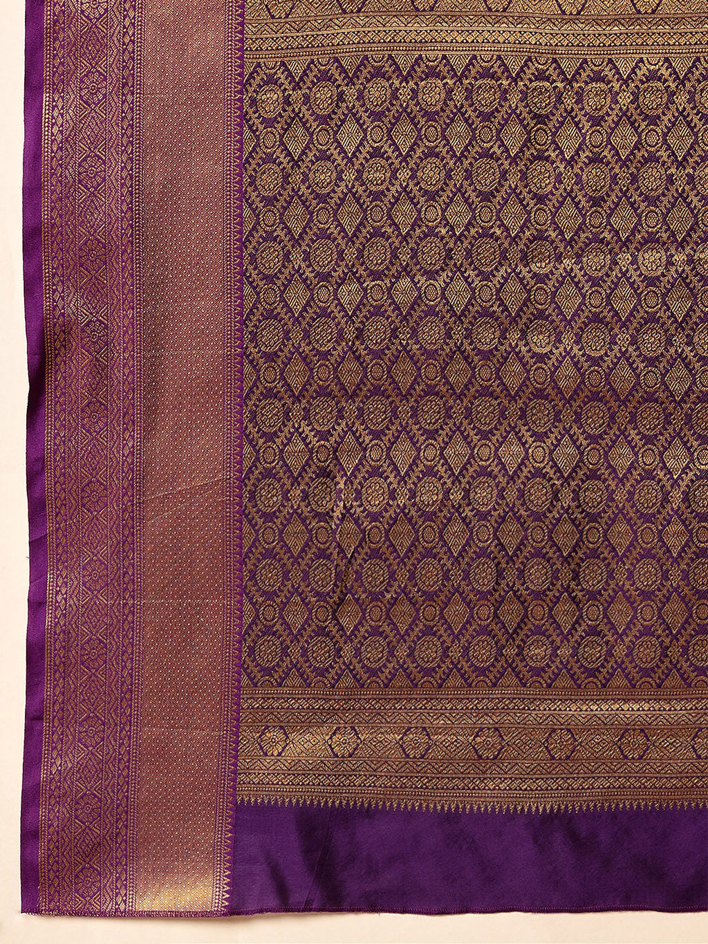 Hiral Fashion Red Kanjeevaram Silk Woven Design Saree
