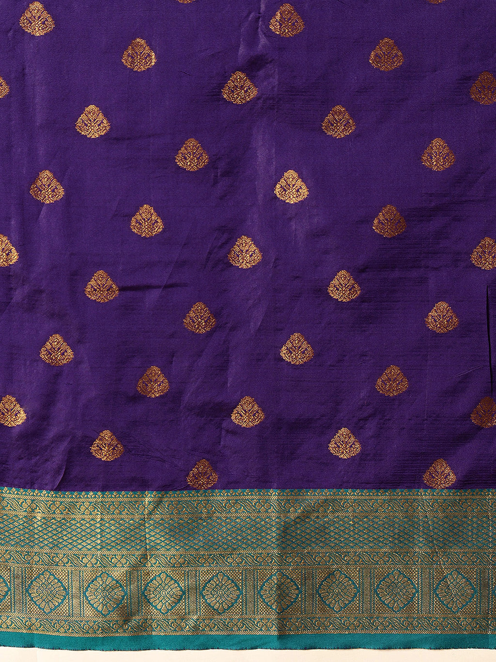 Hiral Fashion Blue Kanjeevaram Silk Woven Design Saree