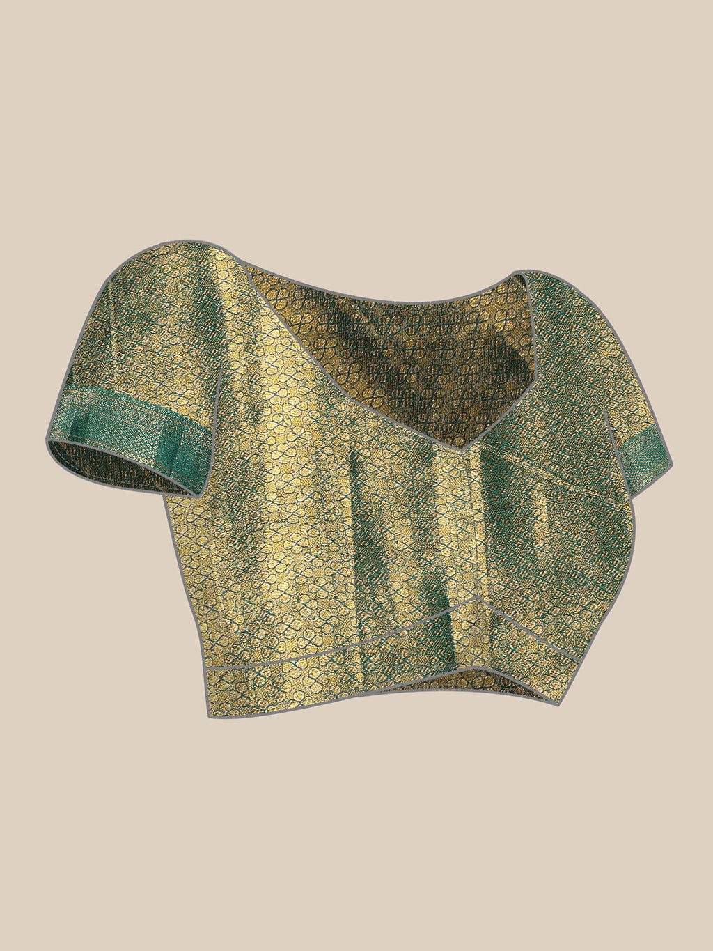 Hiral Fashion Blue Kanjeevaram Silk Woven Design Saree