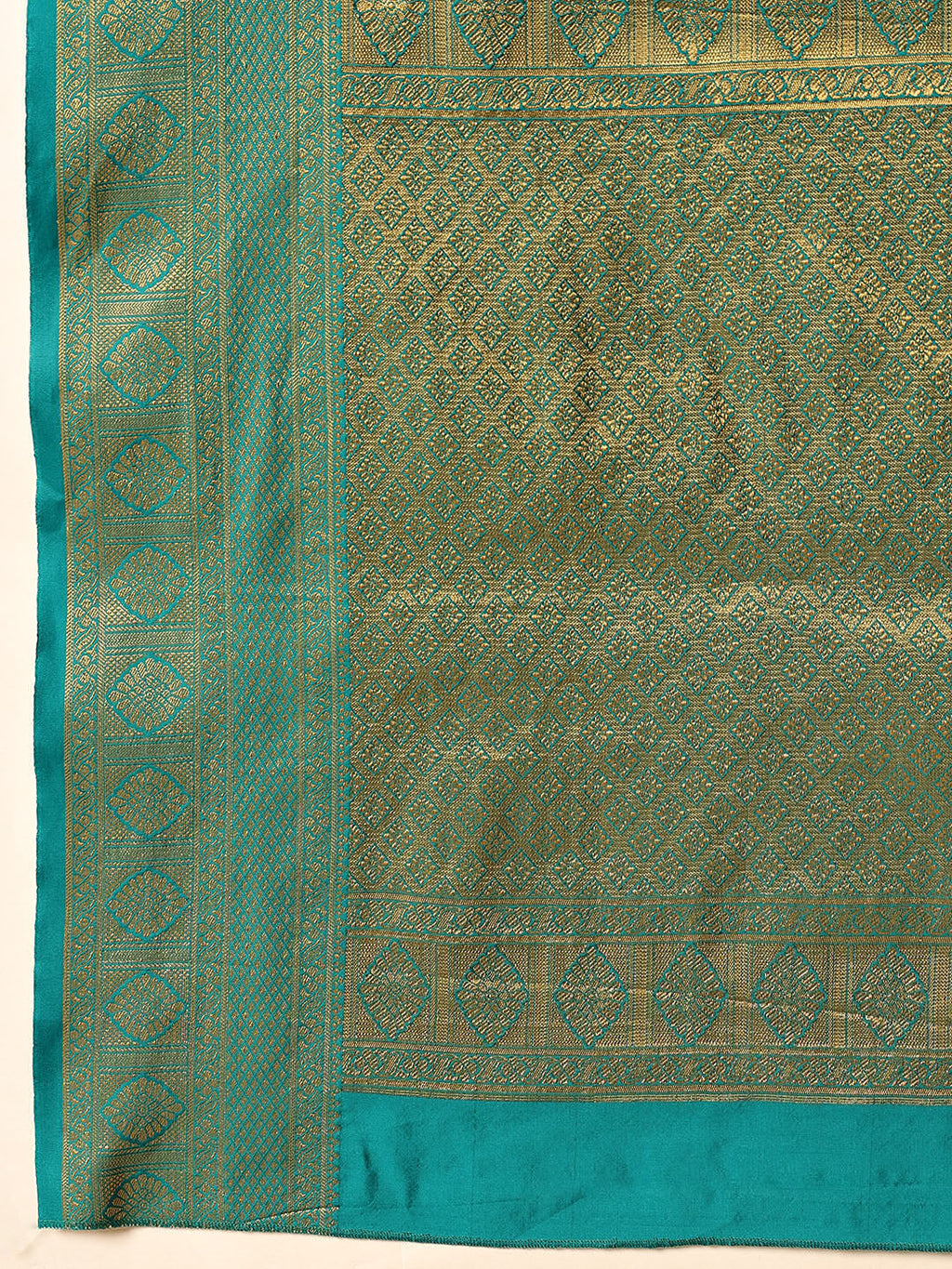 Hiral Fashion Red Kanjeevaram Silk Woven Design Saree