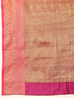Hiral Fashion Teal Kanjeevaram Silk Woven Design Saree