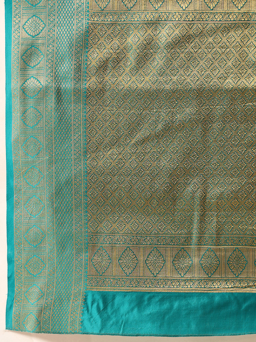 Hiral Fashion Yellow Kanjeevaram Silk Woven Design Saree
