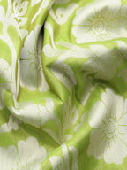 Green Tissue Silk Woven Zari Design Floral Saree with Unstitched Blouse - Hiral Fashion
