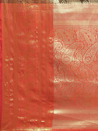 Black Art Silk Woven Zari Design Floral Saree with Unstitched Blouse - Hiral Fashion