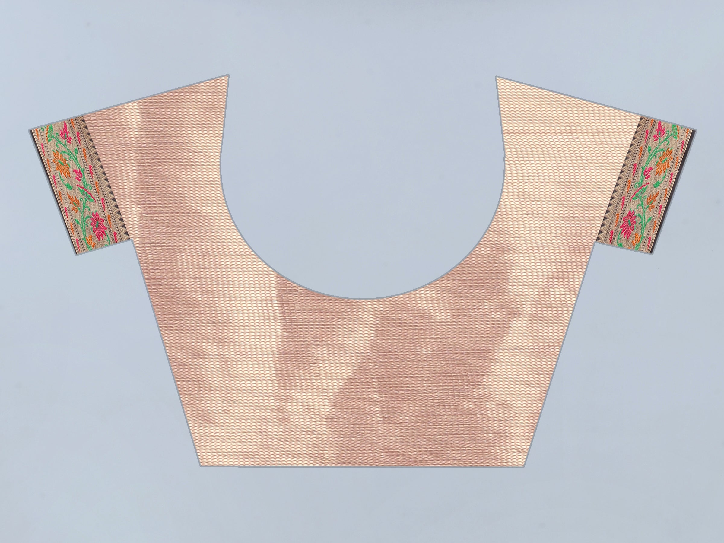 Hiral Fashion Pink Banarasi Art Silk Woven Design Saree