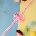 trueBrowns X Voylla Adorable Pink Teddy Bear Rakhi With Roli Chaawal Pack - Distacart