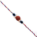 trueBrowns X Voylla Evil Eye Beaded Rakhi Embellished With Rudraksha - Distacart