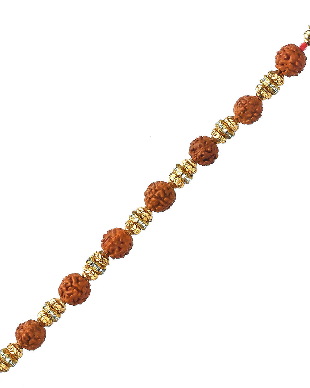 trueBrowns X Voylla Set Of 3 Auspicious Rudraksha Studded Rakhis - Distacart