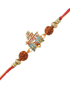 trueBrowns X Voylla Set Of 3 Auspicious Rudraksha Studded Rakhis - Distacart