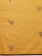 Hiral Fashion Yellow Chanderi Cotton Blend Animal Digital Print Saree