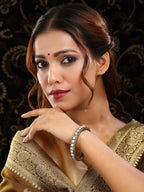 Ruby Raang 22k Gold Polished Kundan Bracelet - Distacart