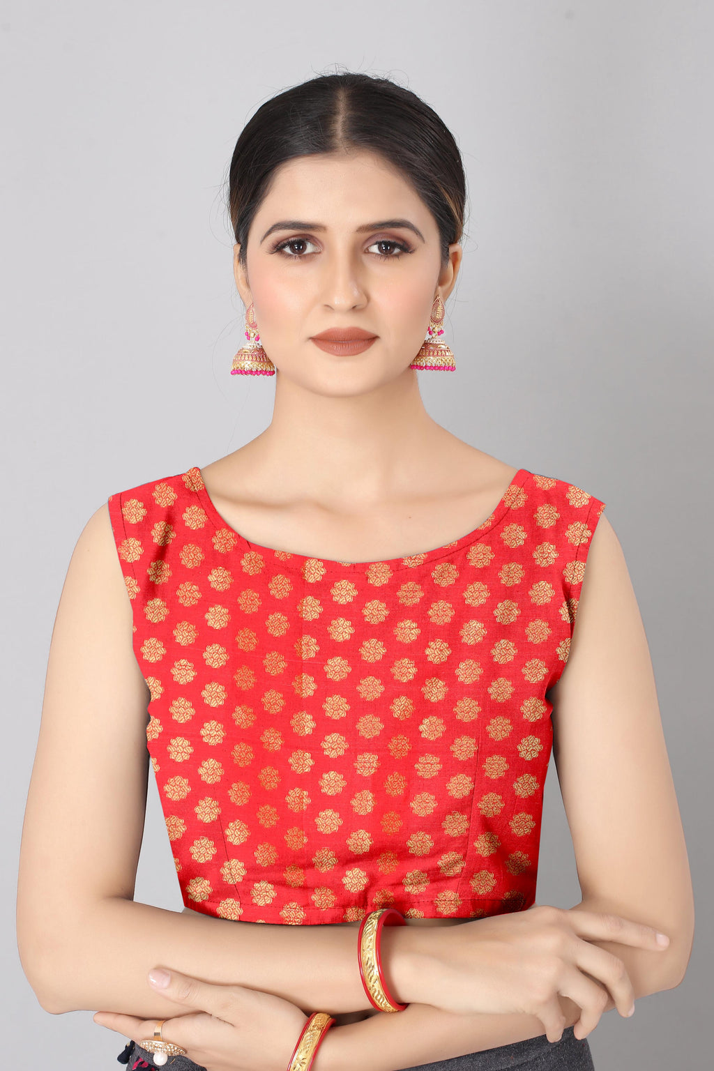 White Silk Blend Woven Zari Design Striped Saree with Unstitched Blouse - Hiral Fashion