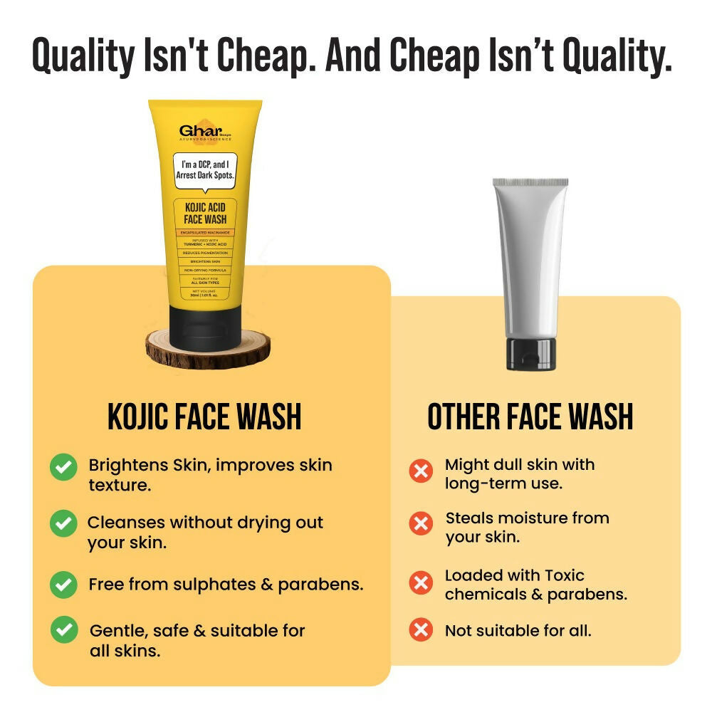 Ghar Soaps Kojic Acid & Turmeric Face Wash
