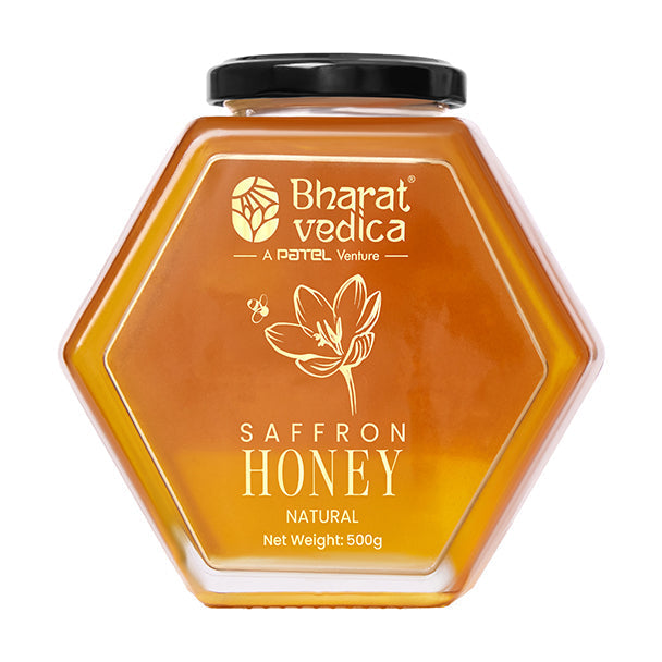 Bharat Vedica Saffron Honey - Kesar Honey / Kesar Shehad - Distacart