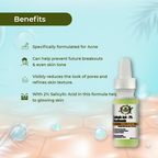 Luxura Sciences Salicylic Acid 2% Face Serum, Niacinamide Serum