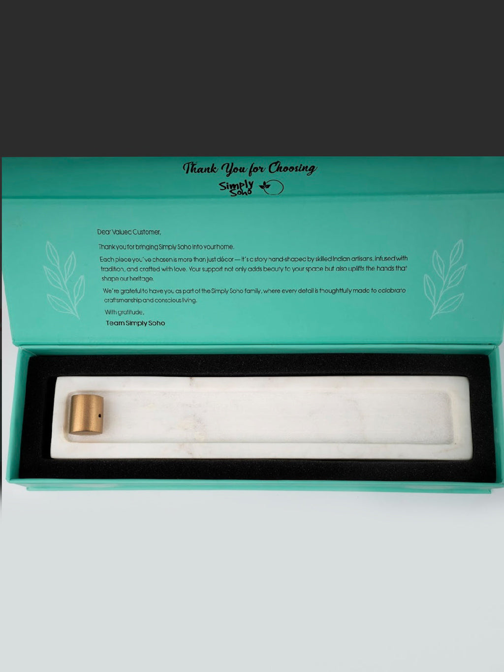 Simply Soho Sattva Marble Incense Holder