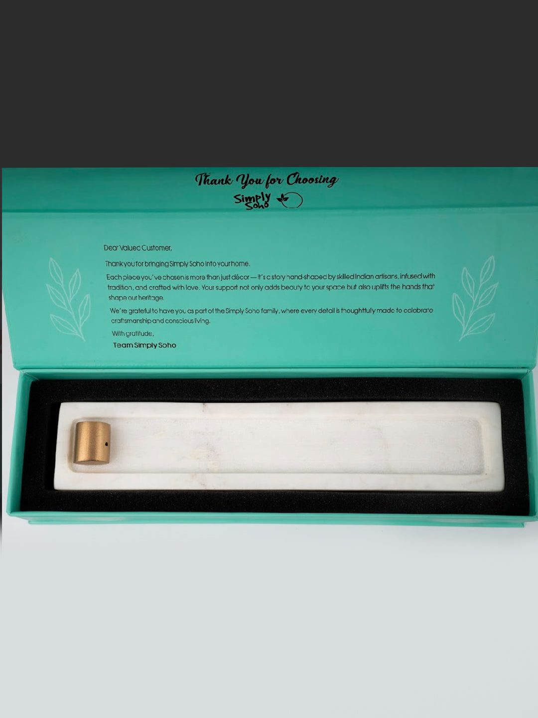 Simply Soho Sattva Marble Incense Holder