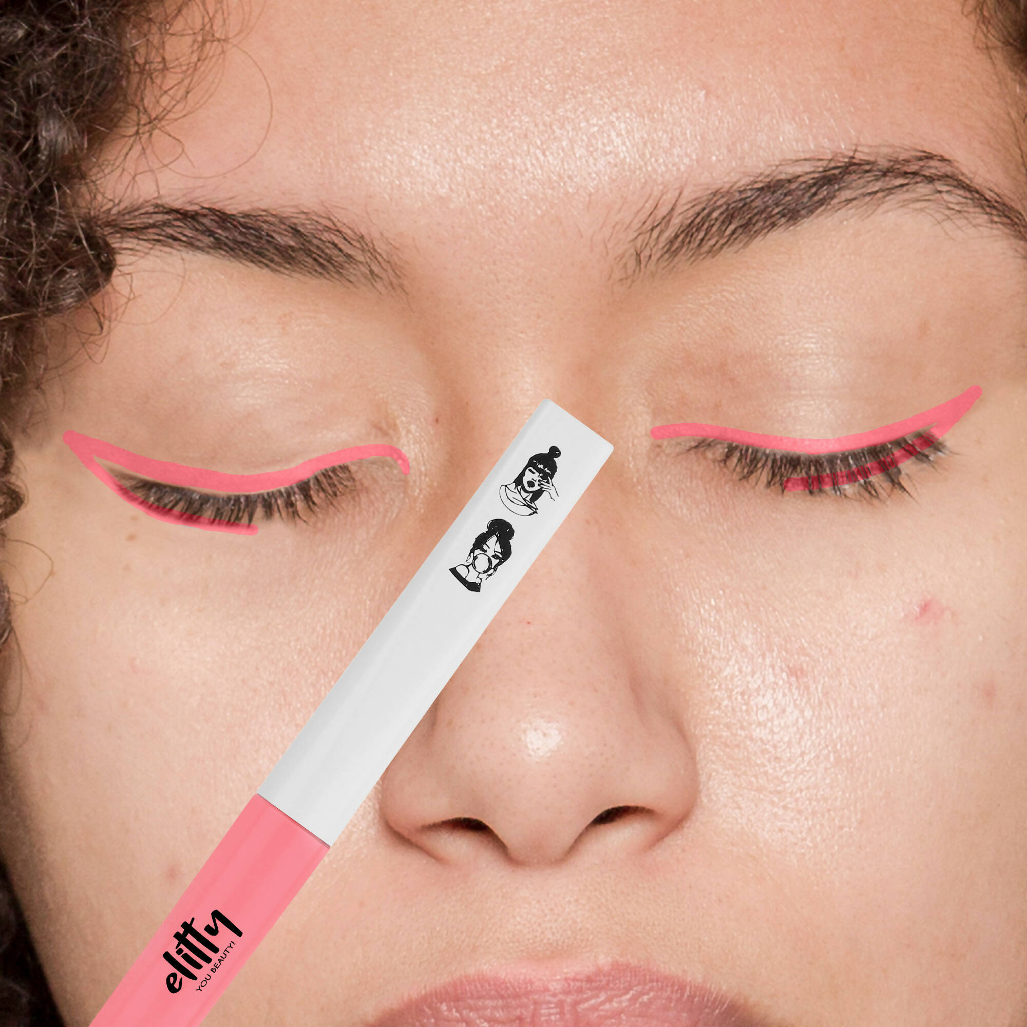 Elitty Eye Gotta Feeling - Pop Eyeliner Matte- Crossbow- Pink