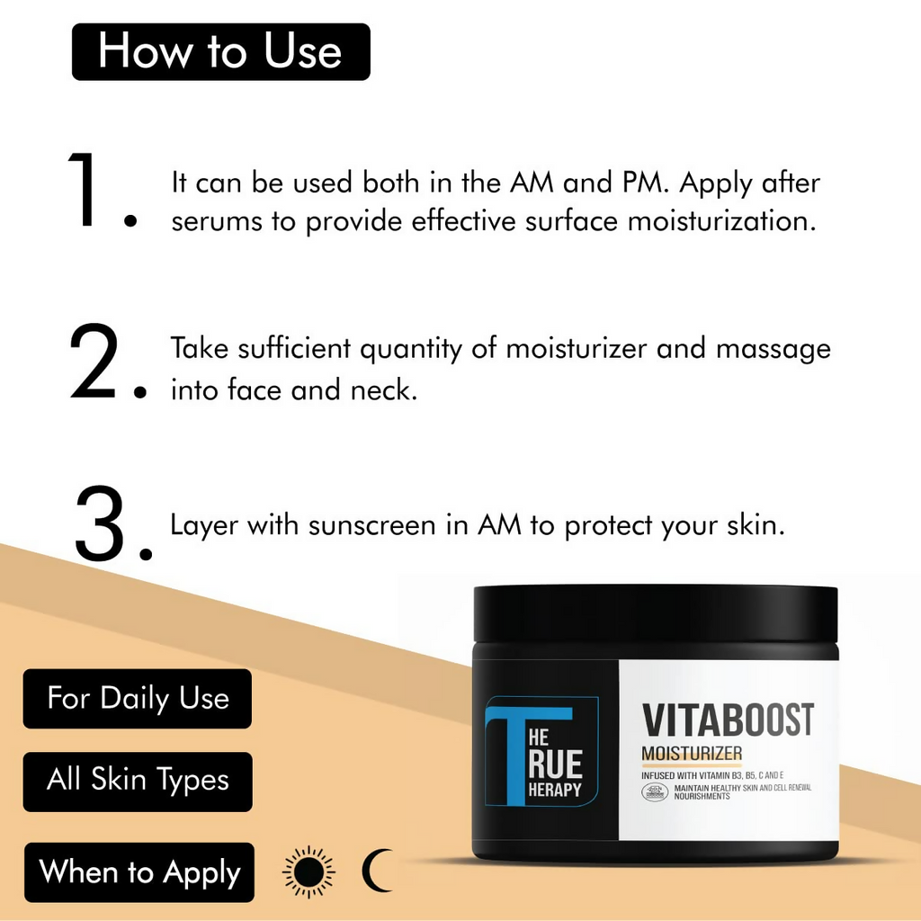 The True Therapy Vitaboost Moisturizer With Vitamin B, C And E For Daily Infusion For Skin