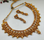 White Kemp Designer Necklace Set - Distacart