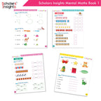 Scholars Insight Combo Set of Mathematics Workbooks For Grade 1| Set of 3| Problem Solving Book for Kids - Distacart