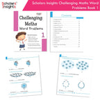 Scholars Insight Combo Set of Mathematics Workbooks For Grade 1| Set of 3| Problem Solving Book for Kids - Distacart