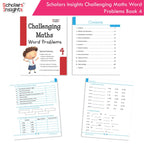 Scholars Insight Combo Set of Mathematics Workbooks For Grade 4| Set of 3| Problem Solving Book for Kids - Distacart