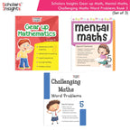 Scholars Insight Combo Set of Mathematics Workbooks For Grade 5| Set of 3| Problem Solving Book for Kids - Distacart